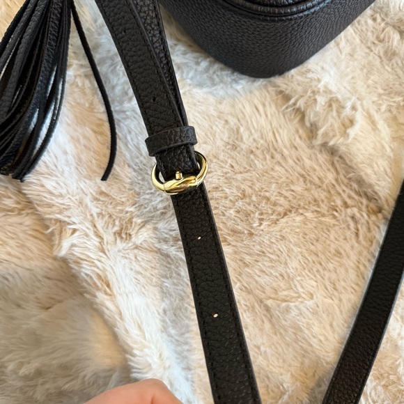 Gucci Soho Disco Black Leather Shoulder Bag - Picture 6 of 14